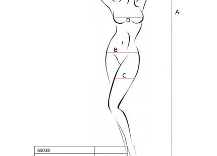 PASSION - WOMAN BS038 ROTER BODYSTOCKING EINE GRÖSSE