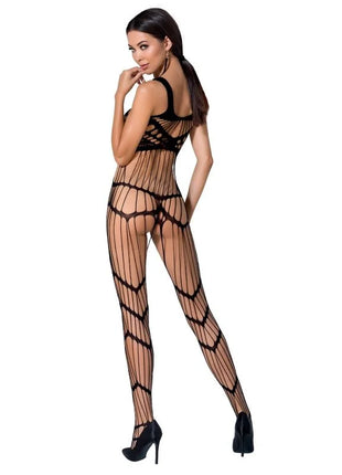 PASSION - WOMAN BS058 BODYSTOCKING SCHWARZ EINE GRÖSSE
