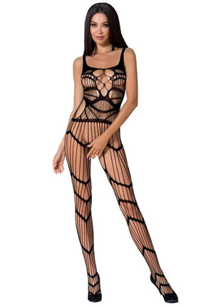 PASSION - WOMAN BS058 BODYSTOCKING SCHWARZ EINE GRÖSSE