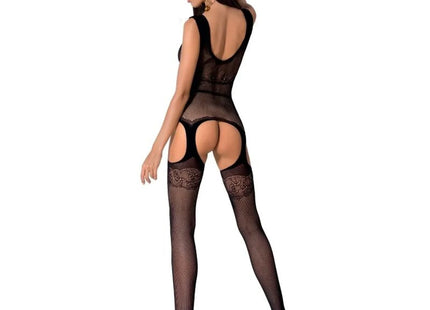 PASSION - WOMAN BS062 BODYSTOCKING SCHWARZ EINE GRÖSSE