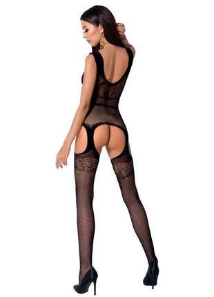 PASSION - WOMAN BS062 BODYSTOCKING SCHWARZ EINE GRÖSSE
