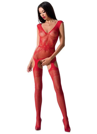 PASSION - WOMAN BS062 ROTER BODYSTOCKING EINE GRÖSSE