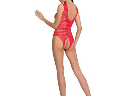 PASSION - WOMAN BS086 ROTER BODYSTOCKING EINE GRÖSSE