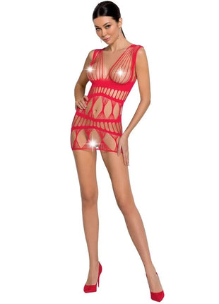 PASSION - WOMAN BS089 ROTER BODYSTOCKING EINE GRÖSSE