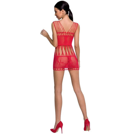 PASSION - WOMAN BS090 ROTER BODYSTOCKING EINE GRÖSSE