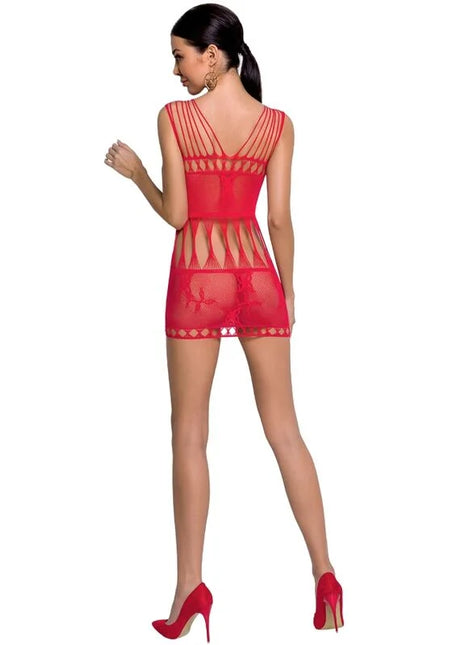 PASSION - WOMAN BS090 ROTER BODYSTOCKING EINE GRÖSSE