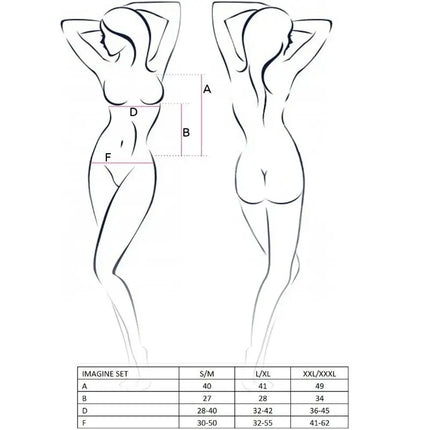 PASSION - WOMAN IMAGINE SET GRÖSSE S/M - Sexy Dessous-Set