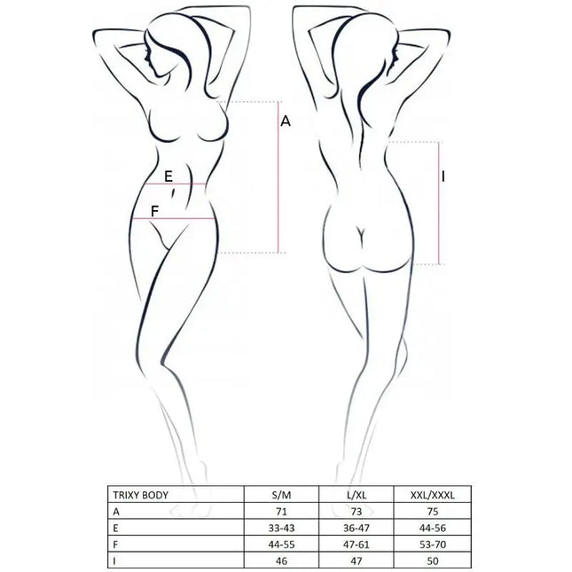 PASSION - WOMAN TRIXY TEDDY SCHWARZ GRÖSSE S/M