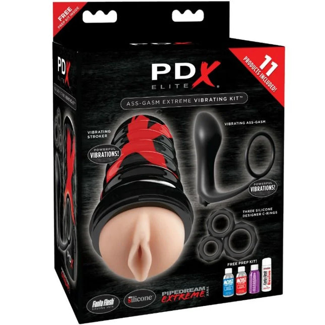 PDX ELITE - ASS-GASM EXPLOSION KIT VAGINA DESIGN - Masturbator