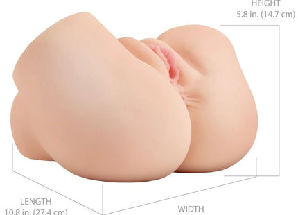 PDX ELITE - BACK THAT ASS UP REALISTISCHER VIBRIERENDER VAGINA- UND ANUS-MASTURBATOR