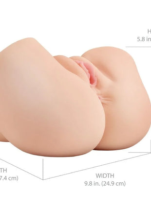 PDX ELITE - BACK THAT ASS UP REALISTISCHER VIBRIERENDER VAGINA- UND ANUS-MASTURBATOR