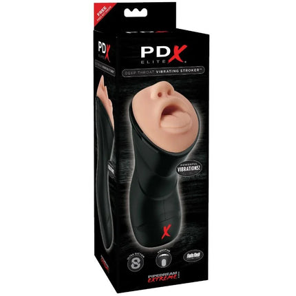 PDX ELITE - DEEP THROAT VIBRIERENDER STROKER - Mundmasturbator