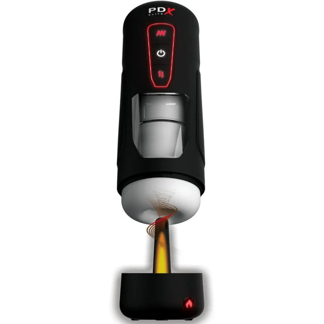 PDX ELITE - MILK ME HOTTER AUTOMATISCHER MASTURBATOR MIT STOSS- UND WÄRMEEFFEKTVIBRATION
