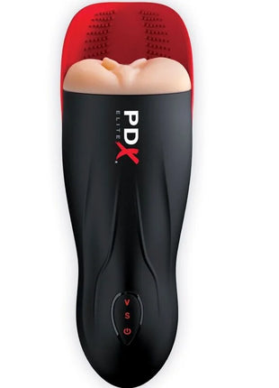 PDX ELITE - STROKER FUCK-O-MATIC VAGINA DOPPELVIBRATION PENIS & HODEN - Automatischer Masturbator