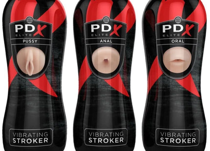 PDX ELITE - STROKER SET 12 EINHEITEN: 6X VAGINA 3X ANO 3X MUND