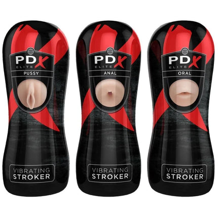 PDX ELITE - STROKER SET 12 EINHEITEN: 6X VAGINA 3X ANO 3X MUND