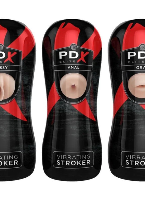 PDX ELITE - STROKER SET 12 EINHEITEN: 6X VAGINA 3X ANO 3X MUND