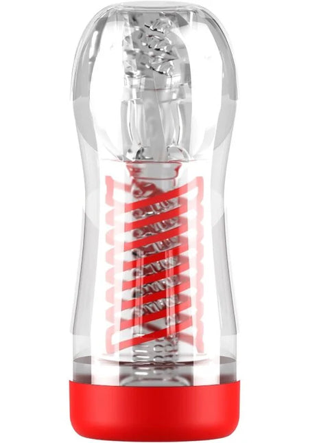 PDX ELITE - STROKER VIEWTUBE 2 SPIRALKOMPRESSION - TRANSPARENT - Masturbator