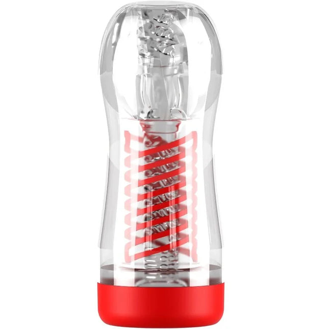 PDX ELITE - STROKER VIEWTUBE 2 SPIRALKOMPRESSION - TRANSPARENT - Masturbator