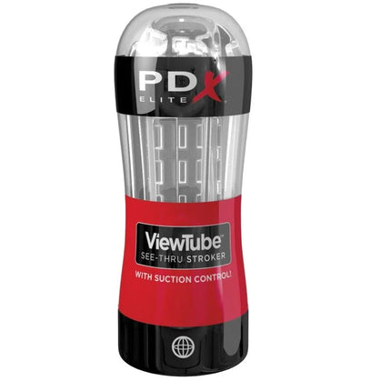 PDX ELITE - STROKER VIEWTUBE CONTROL SAUG - TRANSPARENT - Masturbator