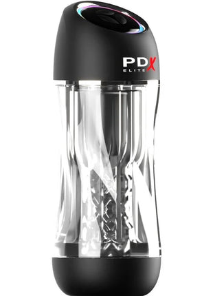 PDX ELITE - STROKER VIEWTUBE PRO - VIBRATOR TRANSPARENT - Automatischer Masturbator