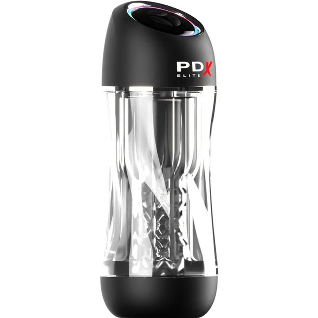 PDX ELITE - STROKER VIEWTUBE PRO - VIBRATOR TRANSPARENT - Automatischer Masturbator