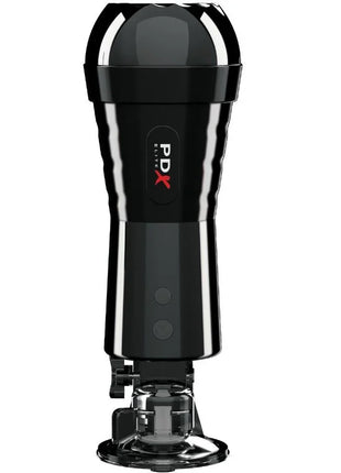 PDX ELITE - VIBRIERENDER STROKER MIT HAHNKOMPRESSOR - Automatischer Masturbator