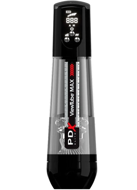 PDX ELITE - VIEWTUBE MAX VIEW AUTOMATISCHER MASTURNADOR MIT TRANSPARENTER ABSAUGUNG