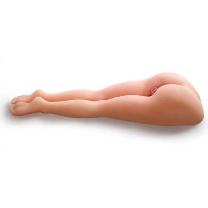 Realistische silicone beine in natürlichem hautton mit detaillierten anatomischen merkmalen für intensive empfindungen von pdx extreme