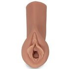 Beige silikon analplug mit realistischem anatomischem design für pdx extreme sorority snatch masturbator