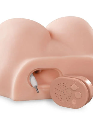 Pink silikon ohr trainiergerät mit kleinem lautsprecher und audioanschluss für pdx male interaktiver bad boy masturbator