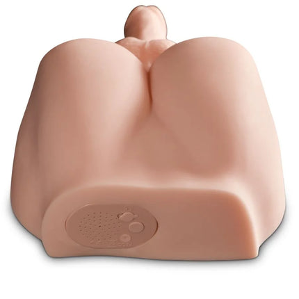 Pink silikon-analplug mit integriertem lautsprecher und bedientasten für pdx male interaktiver bad boy masturbator