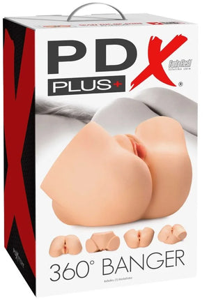 PDX PLUS - 360 BANGER REALISTISCHER ANAL- UND VAGINA-MASTURBATOR