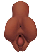 PDX PLUS - PICK YOUR PLEASURE - DOPPEL MASTURBATOR - Brown - Doppelter Masturbator