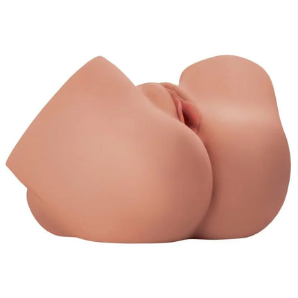 Realistischer 360° pdx plus silikon vagina masturbator in pfirsichton mit glatten, lebensnahen konturen und banger butt design