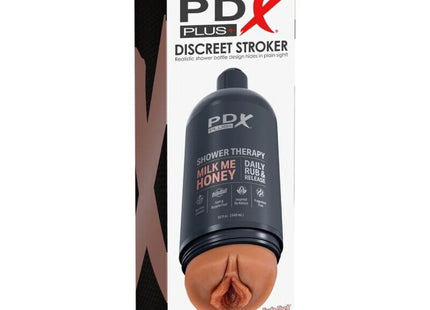 PDX PLUS - STROKER MASTURBATOR DISKRETES FLASCHENDESIGN MILK ME HONEY CANDY SHAMPOO - Tan - Vagina Masturbatoren