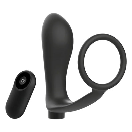 PENISRING MIT FERNBEDIENUNG ANALPLUG - Analplug
