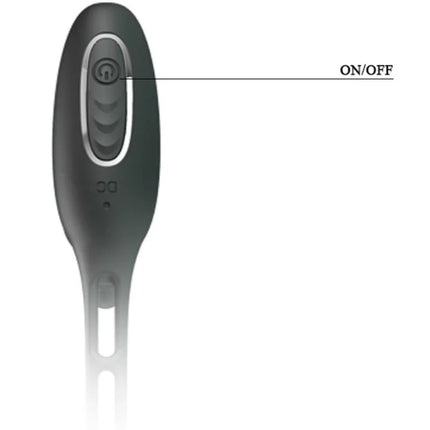 PENISRING MIT VIBRATOR-PLUG - Analplug