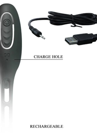 PENISRING MIT VIBRATOR-PLUG - Analplug