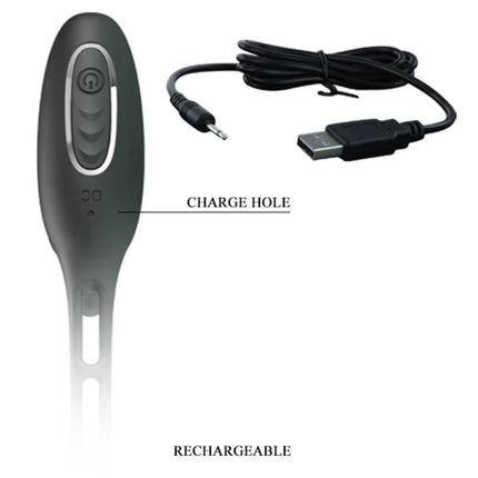 PENISRING MIT VIBRATOR-PLUG - Analplug