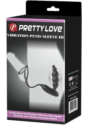 PENISRING MIT VIBRATOR-PLUG - Analplug