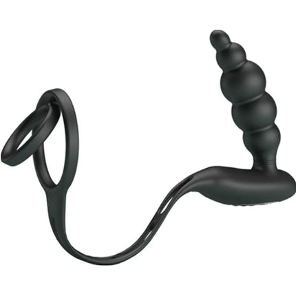 PENISRING MIT VIBRATOR-PLUG - Analplug