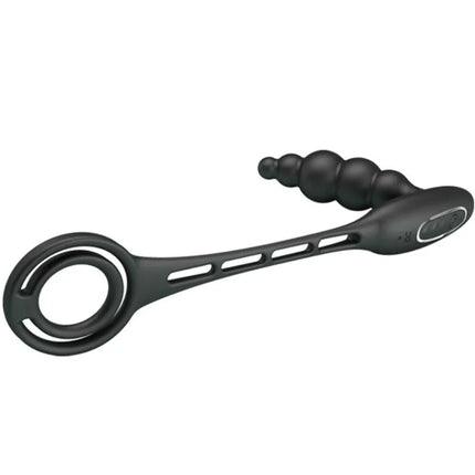 PENISRING MIT VIBRATOR-PLUG - Analplug