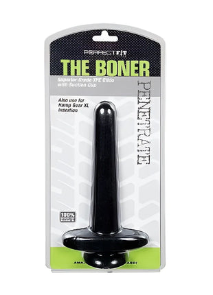 Schwarzer kunststoff der boner mit saugnapfbasis in blisterverpackung von perfect fit brand