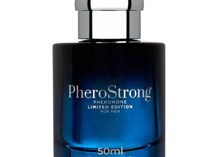 Deep blue glass bottle pherostrong pheromone parfum limitierte edition für männer 50 ml