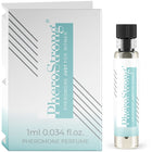 Pherostrong pheromon parfum nur für frauen 1 ml in transparenter glasflasche mit schwarzem geriffeltem deckel und minimalistischem etikett