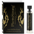 Black und gold pherostrong pheromone parfumflasche mit schwarzem deckel 1 ml teufel für männer