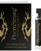 Black und gold pherostrong pheromone parfumflasche mit schwarzem deckel 1 ml teufel für männer