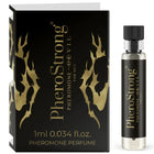 Black und gold pherostrong pheromone parfumflasche mit schwarzem deckel 1 ml teufel für männer