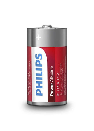 PHILIPS - POWER ALKALINE PILA C LR14 BLISTER * 2 - Alkali-Batterien